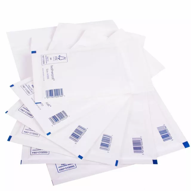 Original Featherpost Padded Bubble White Envelopes Mailers Packing Bags