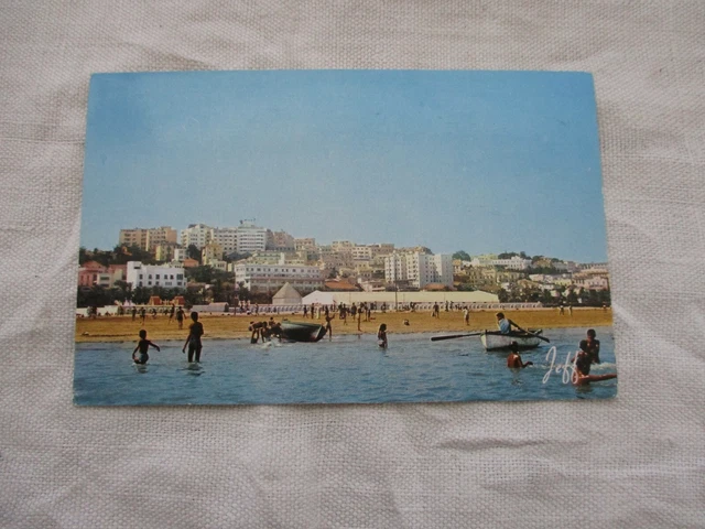 Cpsm Afrique Maroc Tanger Panorama De La Plage