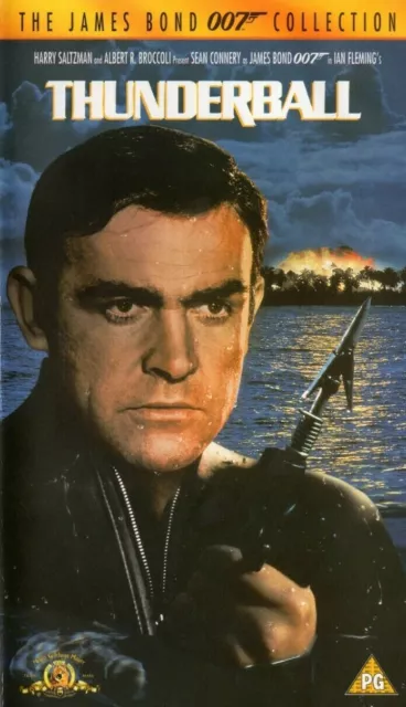 James Bond Thunderball VHS Sean Connery