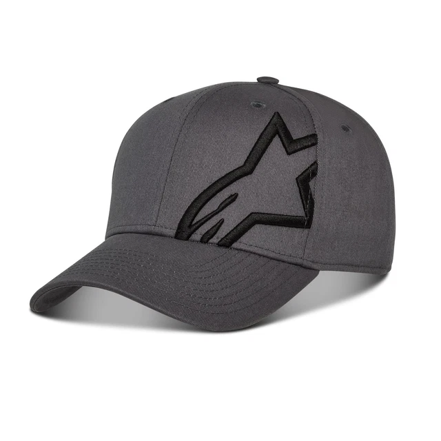 Alpinestars Men's 6 panel Snapback Cap ~ Corp Snap 2 Charcoal Black