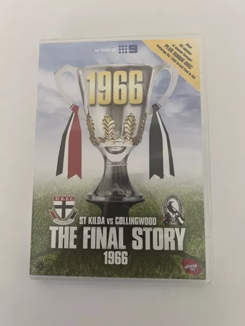 AFL  The Final Story Region 4 Brand New Sealed  Coll Vs Stk 1966 Grand Final