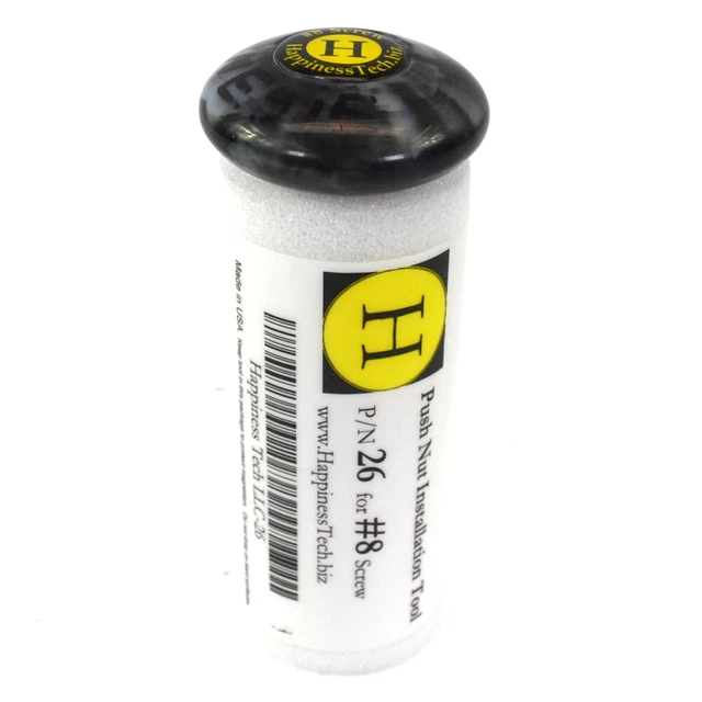 Happiness Tech PN-26 for #8 Screw Push Nut and Retainer Installation Tool