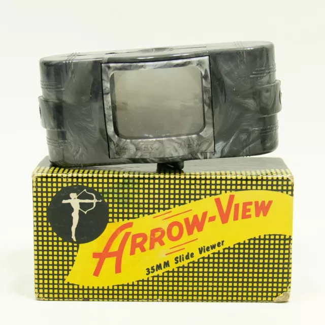 Visor de diapositivas vintage Arrow-View 35 mm en caja original PROBADO