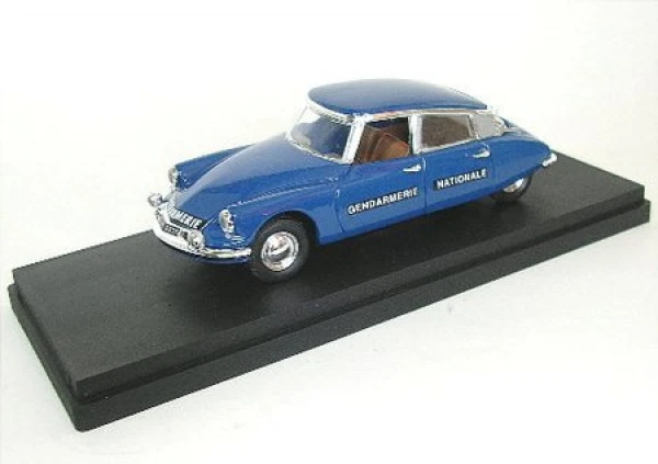 Miniature JRD 1/43 – Citroën DS 19 Gendarmerie 1985 – Métal – Occasion Avec Boîte