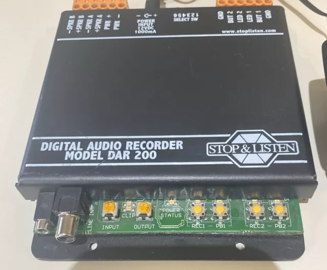 Stop and Listen Digital Audio Recorder Model DAR 200 2