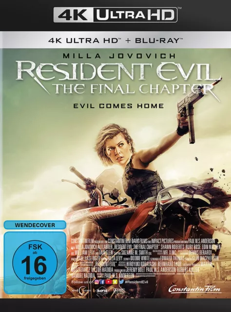 Resident Evil 6 - The Final Chapter - 4K Ultra HD Blu-ray # UHD+BLU-RAY-NEU 2