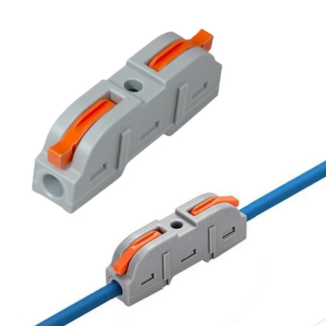 50Pcs Quick Splice Lock Wire Terminals Electrical Cable Connectors;