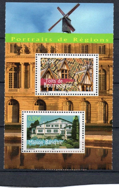 Album De Timbres : Portraits Des Régions 2003 - Bloc Collector Neuf