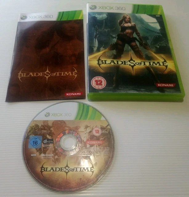 BLADES OF TIME Xbox 360 Game Rare UK PAL English CIB Manual