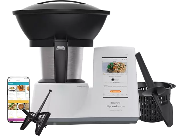 Robot de cocina - Taurus Mycook Touch Unlimited Edition, 1600 W, 2 l,wifi