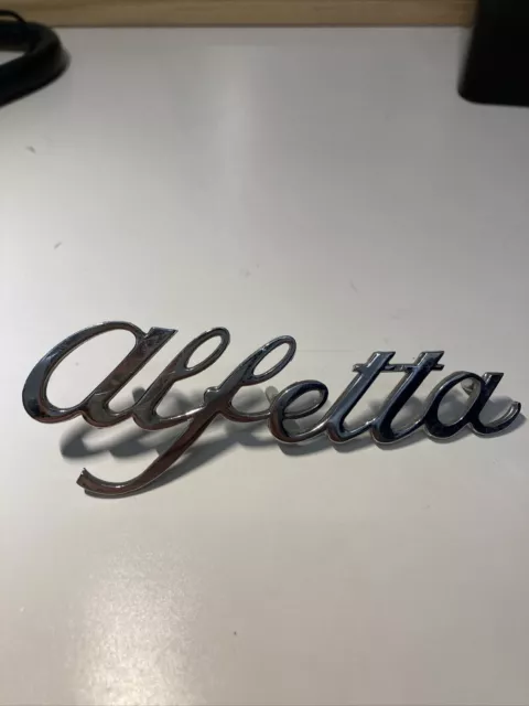 Targhetta Logo Scritta Alfa Romeo ALFETTA