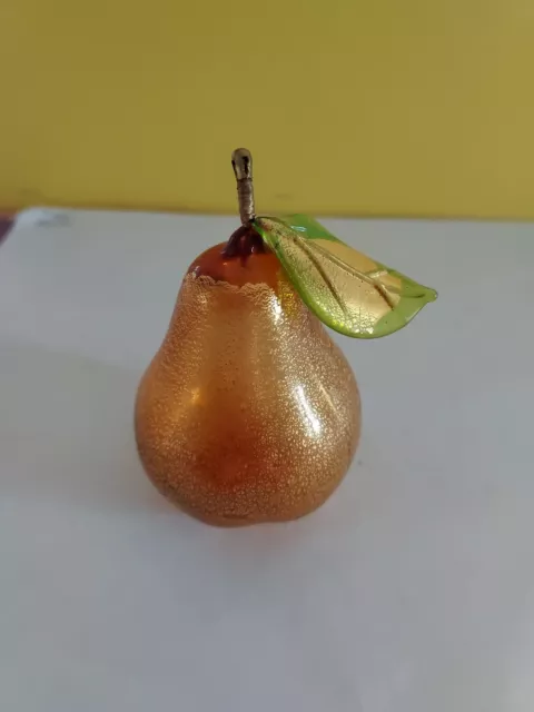 Poire En Verre Soufflé De Murano