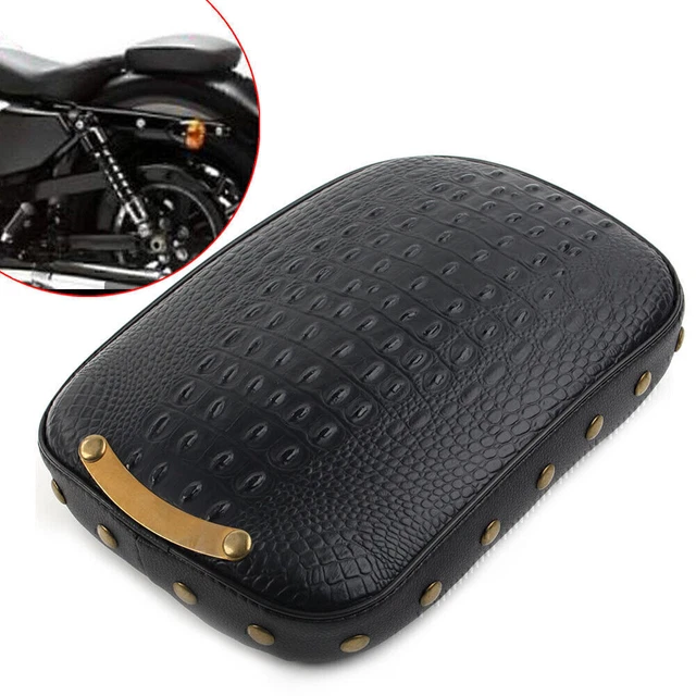 Set: Selle Pouf passager à Ventouses pour Motos Custom Glider X noir Craftride avec Gel Coussin de selle S Univ. noir ✓ Achetez maintenant