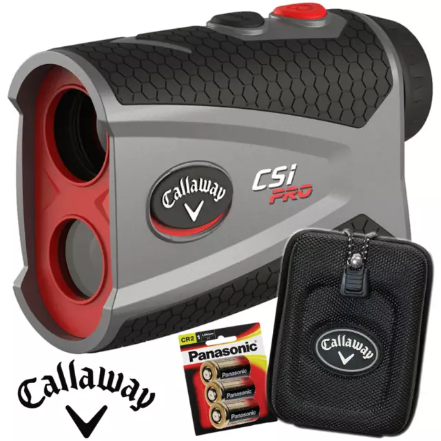 Telémetro Láser De Golf Callaway Csi Pro + Pendiente Y Estuche De Almacenamiento / Nuevo Modelo 2023