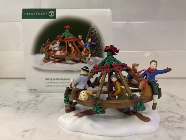 Dept 56 Heritage Dickens’ Village “Merry Go Roundabout” 58533 2000 *Please Read