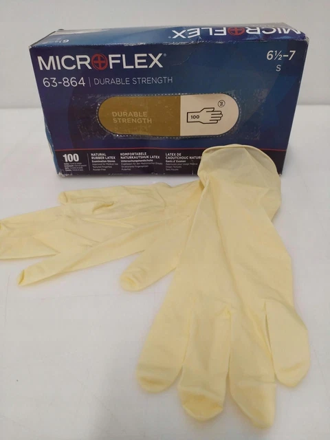 Guantes desechables Ansell Microflex en polvo, talla S