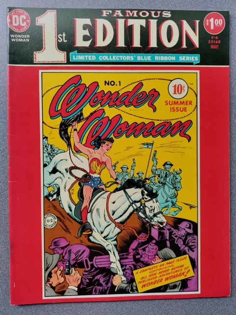 Famous 1st Edition Blue Ribbon Series Wonder Woman #1 DC Comics 1975