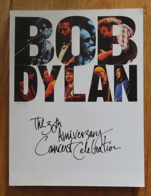 30th BOB DYLAN 1993 Concert Celebration Sheet Music Book TOM PETTY ERIC CLAPTON