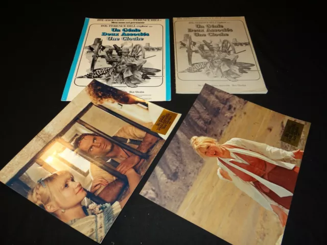 terence hill UN GENIE DEUX ASSOCIES UNE CLOCHE tres rare dossier presse cinema 2