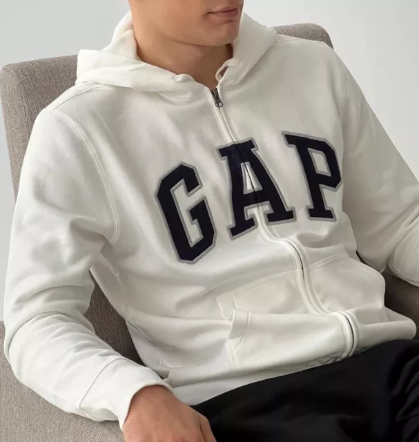 Gap Men’s Logo Zip-Up Hoodie