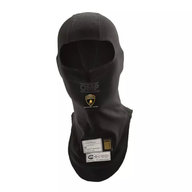 OMP One Evo FIA 8856-2018 Approved Balaclava - Automobili Lamborghini Collection