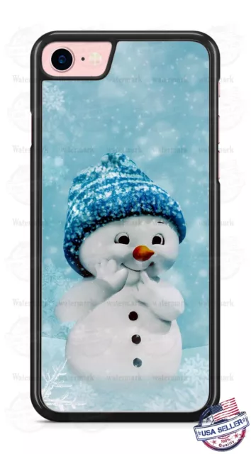 Christmas Snowman Motif Holiday Phone Case Fits iPhone 14 Samsung A52 Google 4