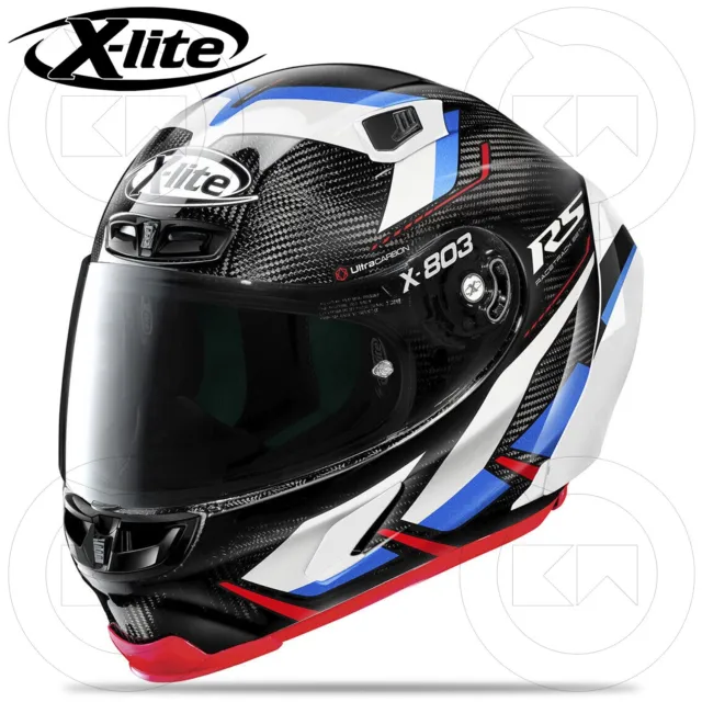 Casque Integral Moto X-Lite X-803 Rs Ultra Carbon Motormaster Racing 055 Xs