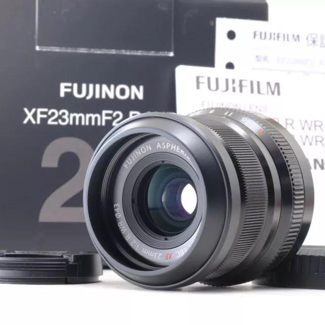 FUJIFILM Fuji Fujinon XF 23mm F2 R WR Lens - Black "Almost Unused Box" 9CB16705