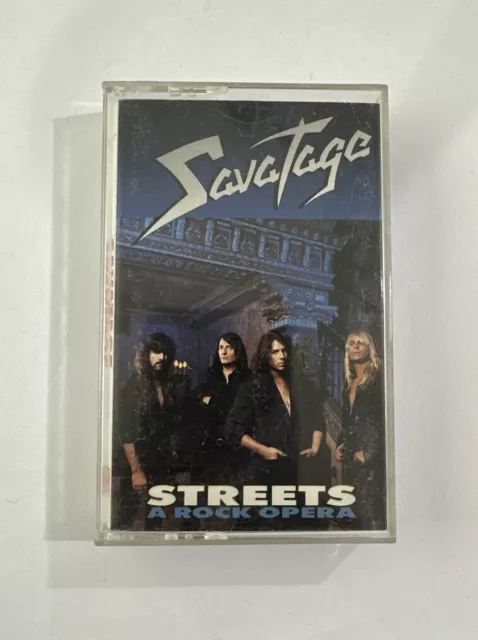 Savatage Streets A Rock Opera CASSETTE TAPE US issue metal church queensryche