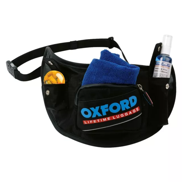 OXFORD Holster Black Lifetime Motorcycle Luggage Waist Bag Visor Carrier OL395 2