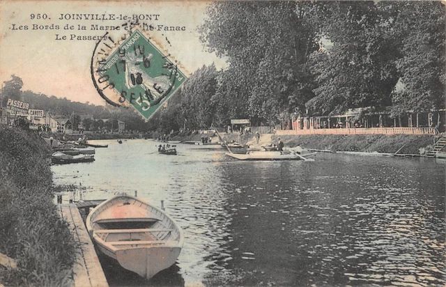 Cpa 94 Joinville Le Pont / Ile Fanac / Le Passur