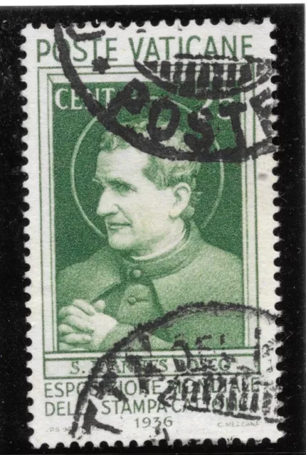 VATICANO 1936 - STAMPA CATTOLICA - 25 cent usato - PERFETTO