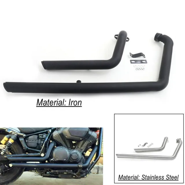 XV950 XVS950 10-18 For YAMAHA Shortshots Staggered Exhaust Pipe System Star Bolt