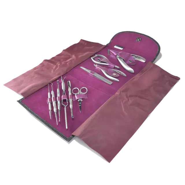 Set de herramientas para servicio de manicure Organic Nails titanium