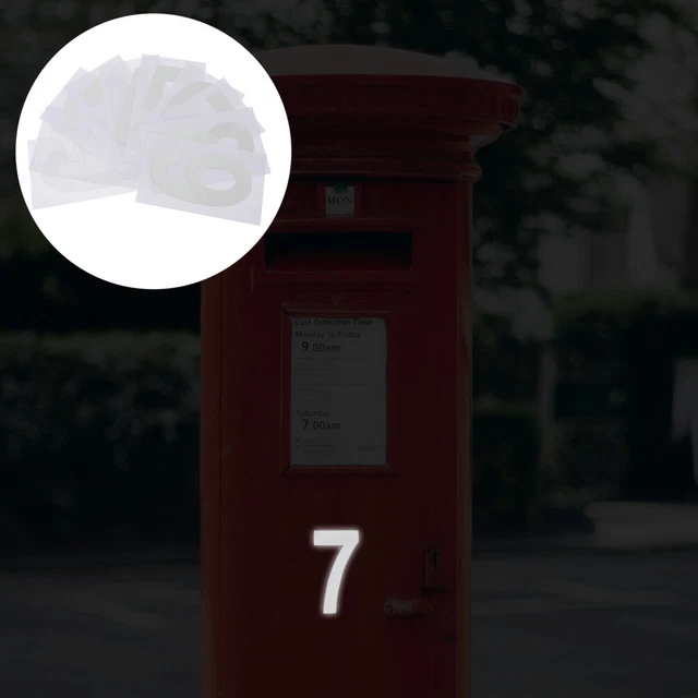 External Numbers 5 SETS EXTERNAL Mailbox Number Posts Numbers Decals Address £9.28 ...