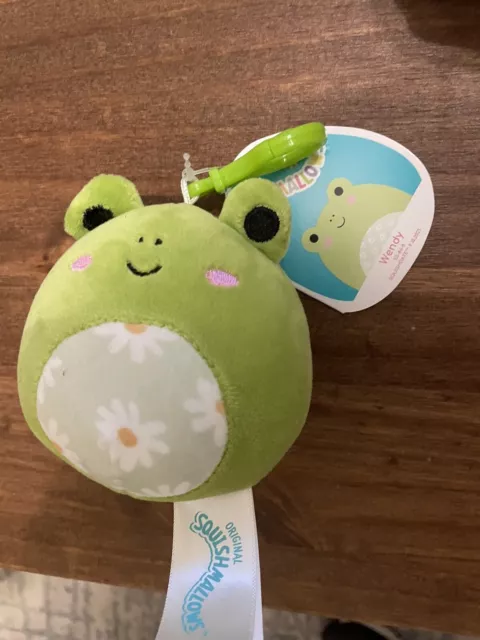 KELLYTOY SQUISHMALLOWS WENDY the Floral Frog 3.5 Clip, Brand New With Tags!  $16.90 - PicClick