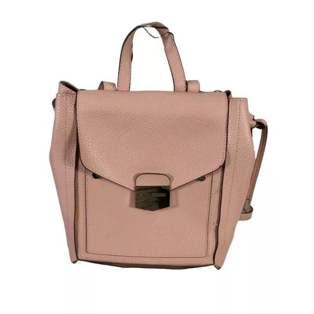 Steve Madden Women's Pink Faux Leather Backpack