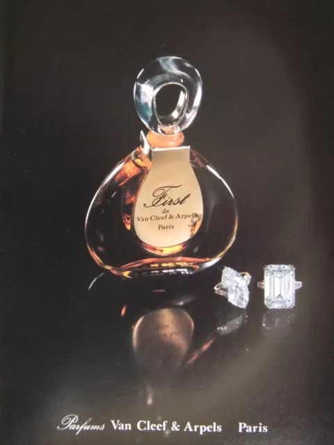 1989 First Le Parfum Van Cleef & Arpels Paris Press Advertisement