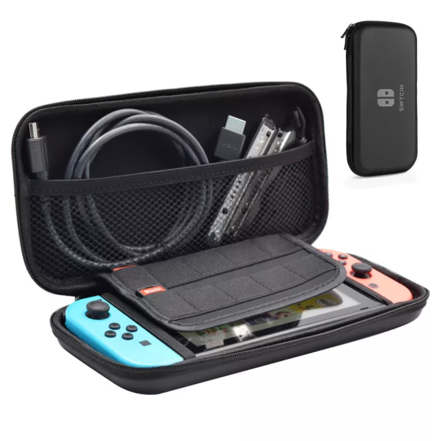 for Nintendo Switch + Lite OLED Case Hard Cover Protective Carry Console Bag EVA