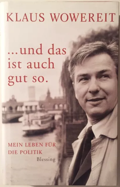 Klaus Wowereit signiert Buch SPD Original Unterschrift Signatur Autogramm