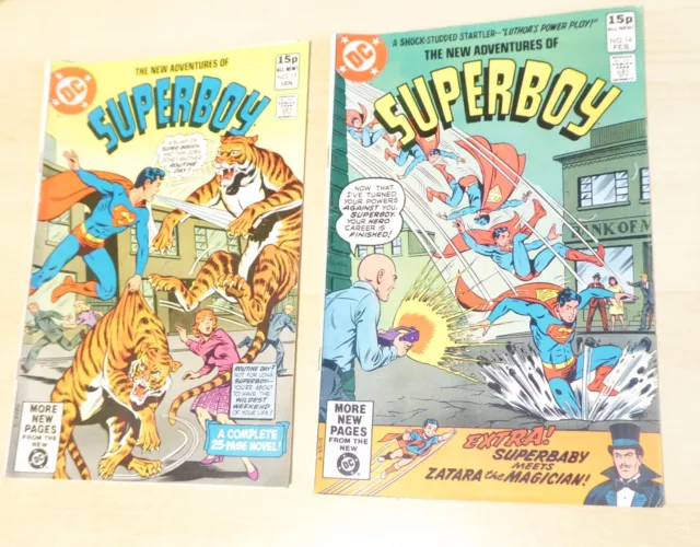 2 x SUPERBOY  #14  & 15  1981 DC Comics VG/FN