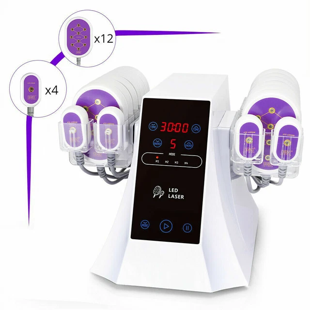 5mw 650nm 16 LED Pads Body Massage Spa Salon Beauty Machine Home Use Portable