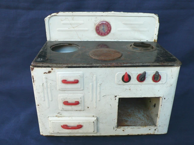 Jouet Ancien - Cuisinière électrique CS Jouet Fonctionnelle - Vintage Années 1930