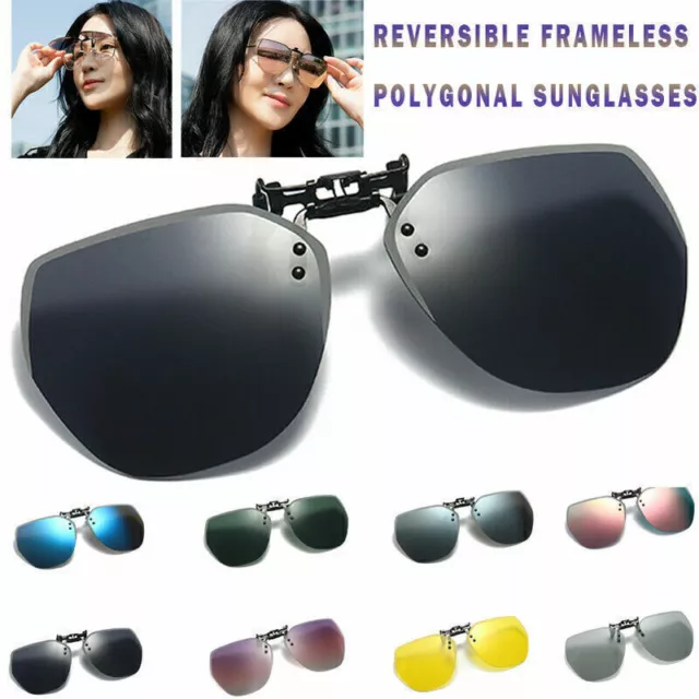 Polarisierte Sonnenschutz Brillen Aufstecken Sonnenbrille-Aufsatz Clipon UV 400