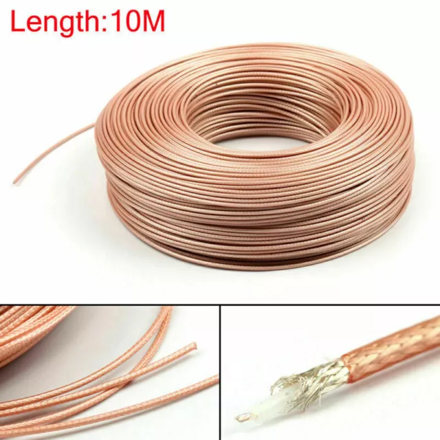 10m RG179 RF Coaxial Kabel Steckverbinder 75ohm M17/94 Coax Pigtail 32ft