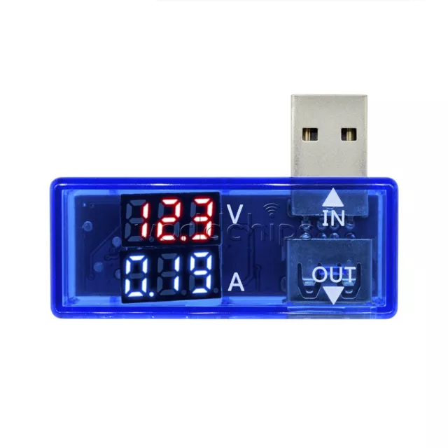 USB OLED LED Battery Charger Power Current Voltage Detector Voltmeter Ammeter 2