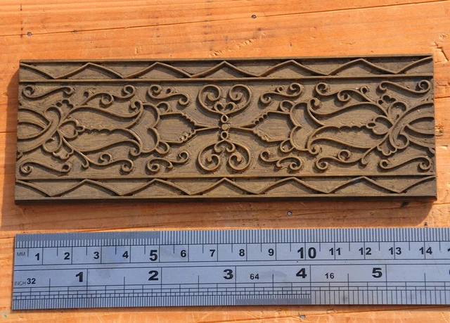 Ornament Messingornament Messing Buchbinden Prägung Ornament Buchbinder Leder ~.