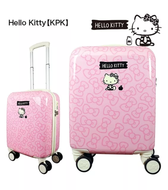 Hello Kitty Sanrio Suitcase TSA lock 28L 2.2Kg Kawaii carry case from Japan New