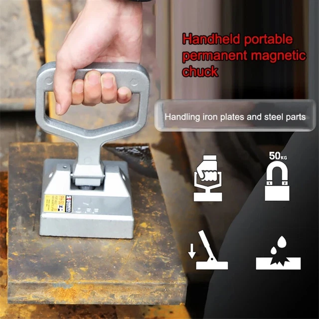 PH-50 Permanent Magnetic Lifter Hand-held Portable Sheet Material Magnet Suction