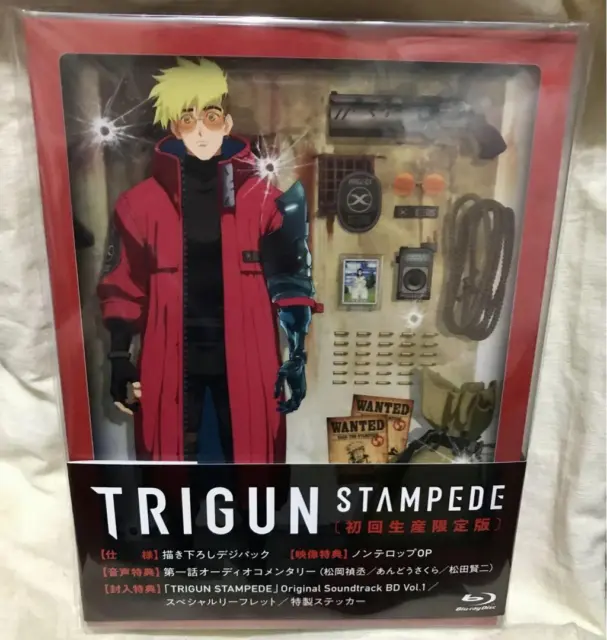 TRIGUN STAMPEDE Vol.1 First Limited Edition Blu-ray Soundtrack CD Booklet